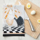 La Sultane -  modieuze Art Deco Lady Theedoek (Quarter Fold)