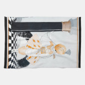 La Sultane -  modieuze Art Deco Lady Theedoek (Horizontaal)