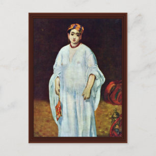 La Sultans by Manet Edouard Briefkaart