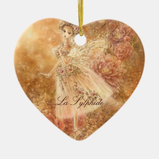 La Sylphide Ballet Ornament (Voorkant)