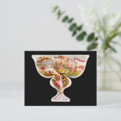 La Sylphide bourbon whiskey label Briefkaart (Staand voorkant)