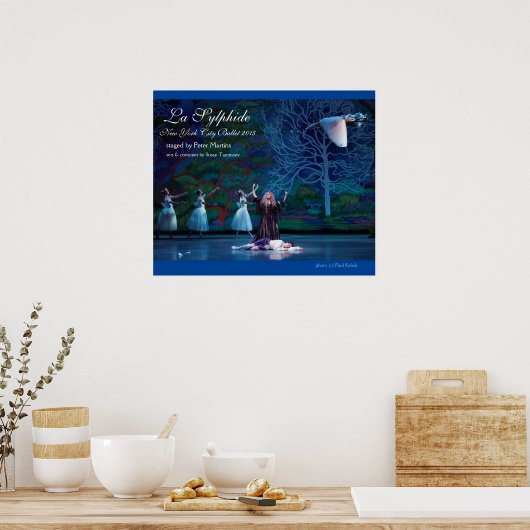 LA SYLPHIDE POSTER (Keuken)
