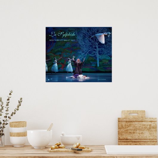 La Sylphide poster van Madge & James (Keuken)