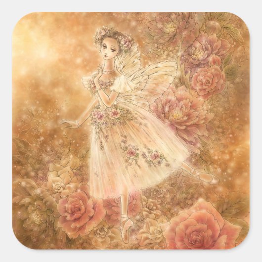La Sylphide Square Sticker (Voorkant)