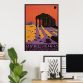 La Syrie et le liban Palmyre Poster (Thuiskantoor)