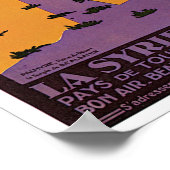 La Syrie et Le Liban (Syrië en Libanon) Poster (Hoek)
