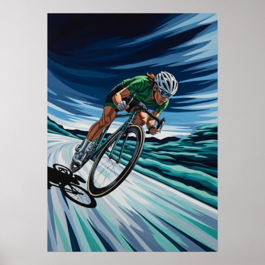 LA TANGENTE VIVE (The Sharp Tangent) Koel en Rega Poster (Voorkant)