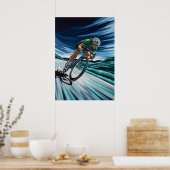 LA TANGENTE VIVE (The Sharp Tangent) Koel en Rega Poster (Keuken)