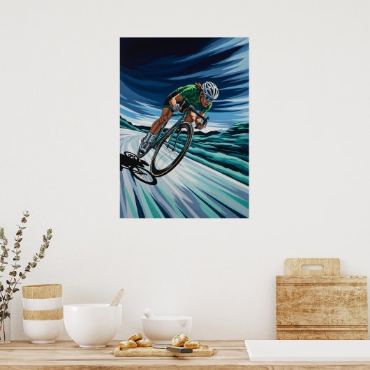 LA TANGENTE VIVE (The Sharp Tangent) Koel en Rega Poster (Keuken)