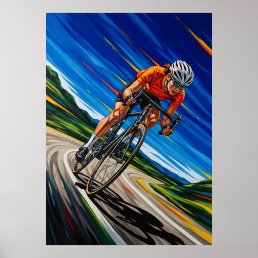 LA TANGENTE VIVE (The Sharp Tangent) - Originele v Poster (Voorkant)