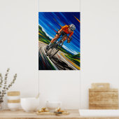 LA TANGENTE VIVE (The Sharp Tangent) - Originele v Poster (Keuken)