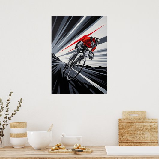 LA TANGENTE VIVE (The Sharp Tangent) Vet en Dram Poster (Keuken)