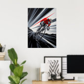 LA TANGENTE VIVE (The Sharp Tangent) Vet en Dram Poster (Thuiskantoor)