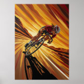 LA TANGENTE VIVE (The Sharp Tangent) Warm en Opul Poster (Voorkant)