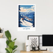 La Tania Ski Poster 1 (Thuiskantoor)
