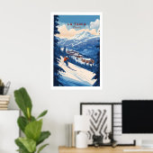 La Tania Ski Print 1 (Thuiskantoor)
