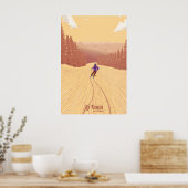 La Tania Skigebied Reisposter Poster (Keuken)