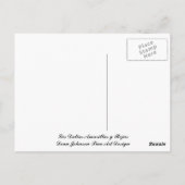 La Tarjeta Postal - Las Dalias Amarillas y Rojas Briefkaart (Achterkant)