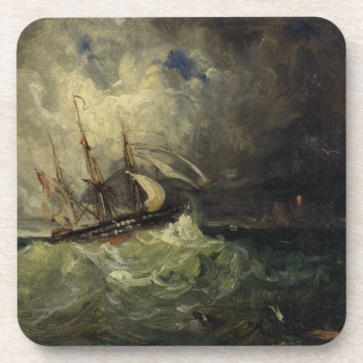 La Tempête – Félix Ziem Bier Onderzetter (Voorkant)