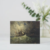 La Tempête – Félix Ziem Briefkaart (Staand voorkant)