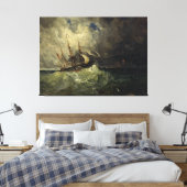 La Tempête – Félix Ziem Canvas Afdruk (Insitu (Slaapkamer))