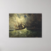 La Tempête – Félix Ziem Canvas Afdruk (Voorkant)