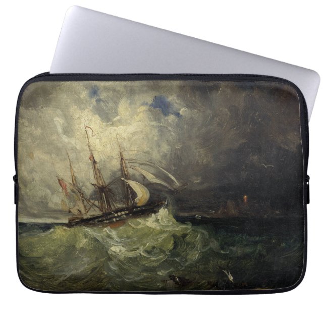 La Tempête – Félix Ziem Laptop Sleeve (Voorkant)