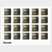 La Tempête – Félix Ziem Vierkante Sticker (Vel)