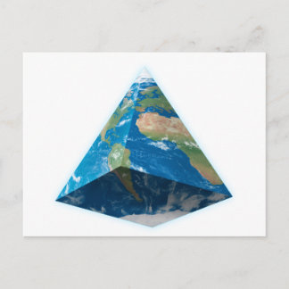La Terre n'est pas bord mais Pyramidale Briefkaart