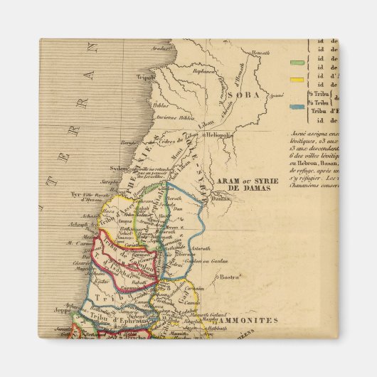 La Terre Sainte parvoorde en 12 tribus Magneet (Voorkant)