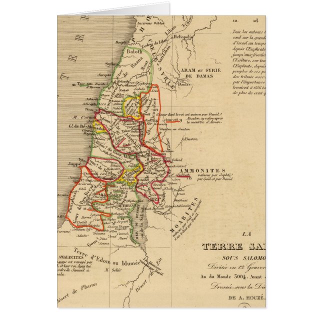 La Terre Sainte sous Salomon (Voorkant)