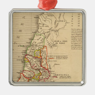 La Terre Sainte sous Salomon Metalen Ornament