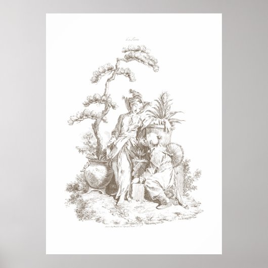 La Terre uit de serie "De Vier Elementen". Poster (Voorkant)