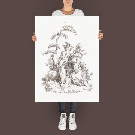 La Terre uit de serie "De Vier Elementen". Poster