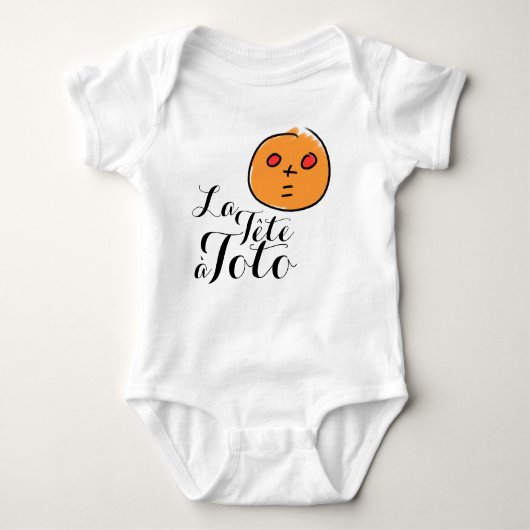La Tête à Toto Funny Wiskunde Jokes Baby Bodysuit (Voorkant)
