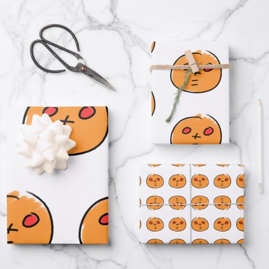 LA TETE A TOTO WRAPPING PAPER set 3 (Voorkant)