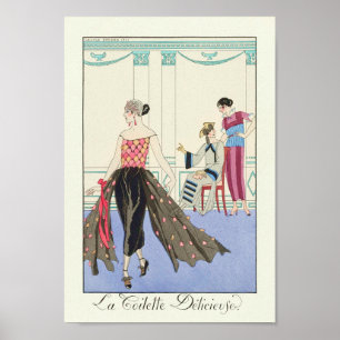 La Toilette Délicieuse (1922) van Barbier Poster