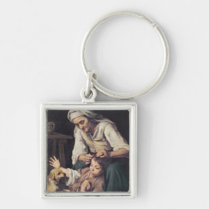 La Toilette Domestique", 1670-75 Sleutelhanger