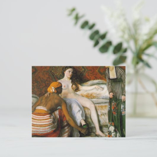 La Toilette, Frederick Brazille Briefkaart (Staand voorkant)