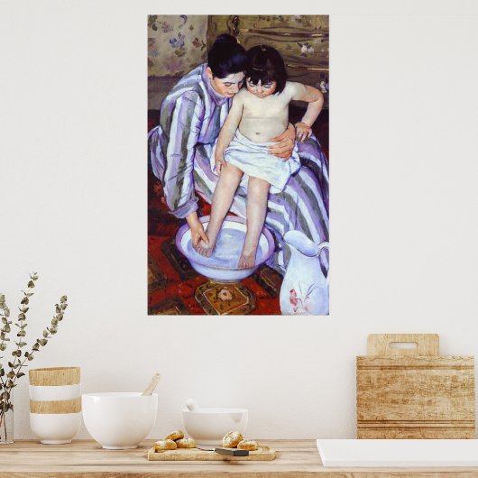 La Toilette, Mary Cassatt Poster (Keuken)