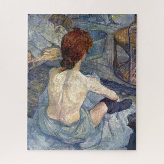La Toilette Rousse - Toulouse-Lautrec-schilderij Legpuzzel (Verticaal)