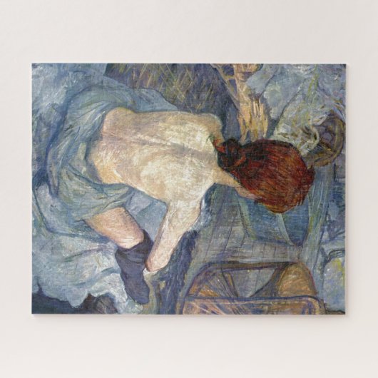 La Toilette Rousse - Toulouse-Lautrec-schilderij Legpuzzel (Horizontaal)