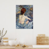 La Toilette Rousse - Toulouse-Lautrec-schilderij Poster (Keuken)