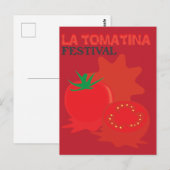 La Tomatina Festival Briefkaart (Voorkant / Achterkant)