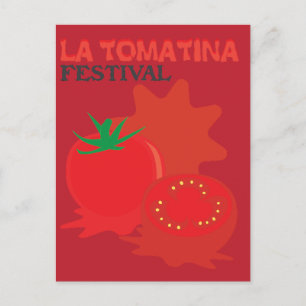La Tomatina Festival Briefkaart