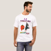 La Tomatina Messy Fun - Buñol Spanje gift Valencia T-shirt (Voorkant volledig)