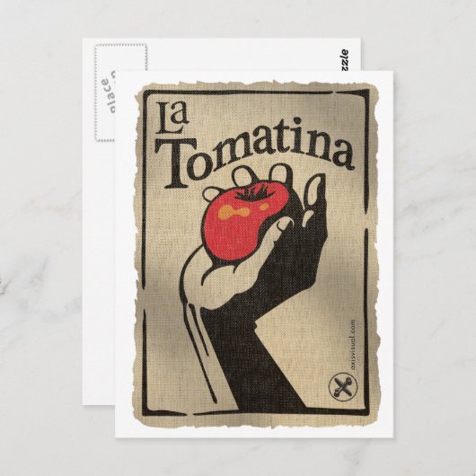 La Tomitina Briefkaart (Voorkant / Achterkant)