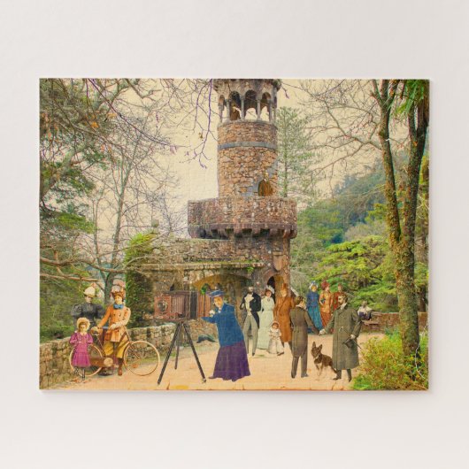 La Torre de la Quinta da Regaleira (Portugal) Legpuzzel (Horizontaal)