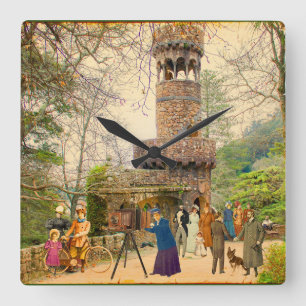 La Torre de la Quinta da Regaleira (Portugal) Vierkante Klok