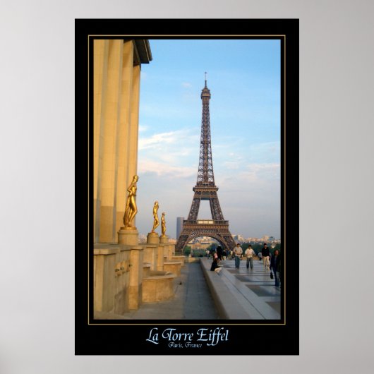 La Torre Eiffel (de Effieltoren) Poster (Voorkant)